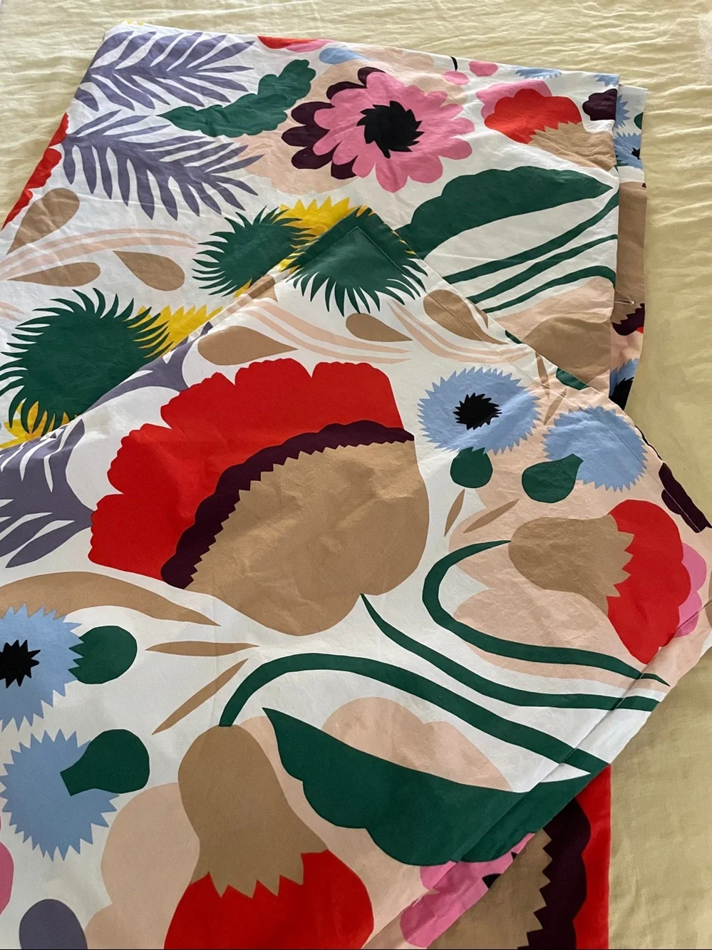 Marimekko Ojakellukka full/queen duvet cover with 1 pillowcase